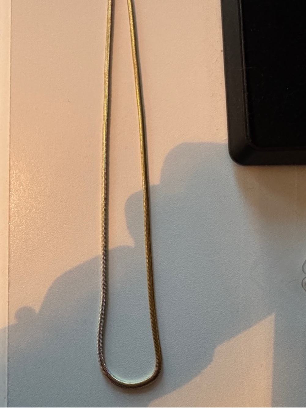 Gold-Tone Snake Chain Necklace
